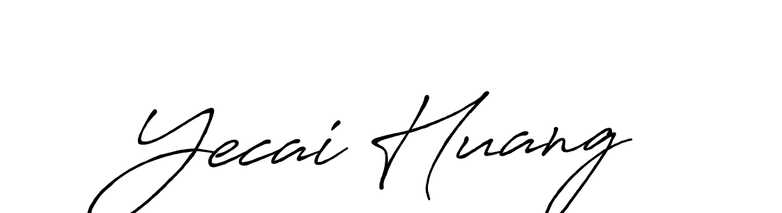 Here are the top 10 professional signature styles for the name Yecai Huang. These are the best autograph styles you can use for your name. Yecai Huang signature style 7 images and pictures png