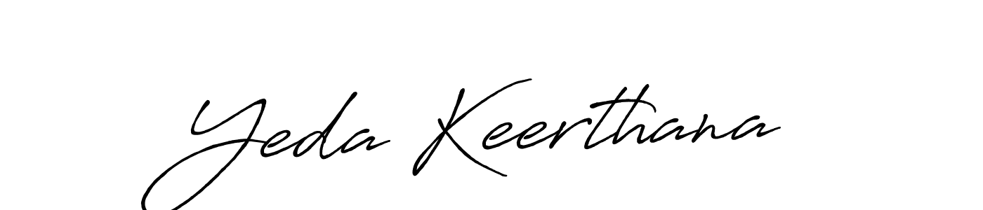 You should practise on your own different ways (Antro_Vectra_Bolder) to write your name (Yeda Keerthana) in signature. don't let someone else do it for you. Yeda Keerthana signature style 7 images and pictures png