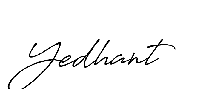 How to Draw Yedhant signature style? Antro_Vectra_Bolder is a latest design signature styles for name Yedhant. Yedhant signature style 7 images and pictures png
