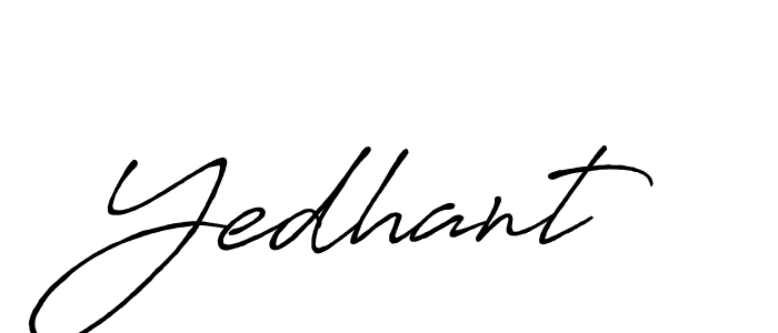 Once you've used our free online signature maker to create your best signature Antro_Vectra_Bolder style, it's time to enjoy all of the benefits that Yedhant name signing documents. Yedhant signature style 7 images and pictures png