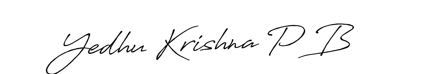 if you are searching for the best signature style for your name Yedhu Krishna P B. so please give up your signature search. here we have designed multiple signature styles  using Antro_Vectra_Bolder. Yedhu Krishna P B signature style 7 images and pictures png