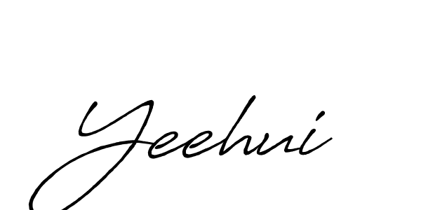 if you are searching for the best signature style for your name Yeehui. so please give up your signature search. here we have designed multiple signature styles  using Antro_Vectra_Bolder. Yeehui signature style 7 images and pictures png
