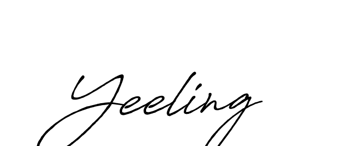 The best way (Antro_Vectra_Bolder) to make a short signature is to pick only two or three words in your name. The name Yeeling include a total of six letters. For converting this name. Yeeling signature style 7 images and pictures png