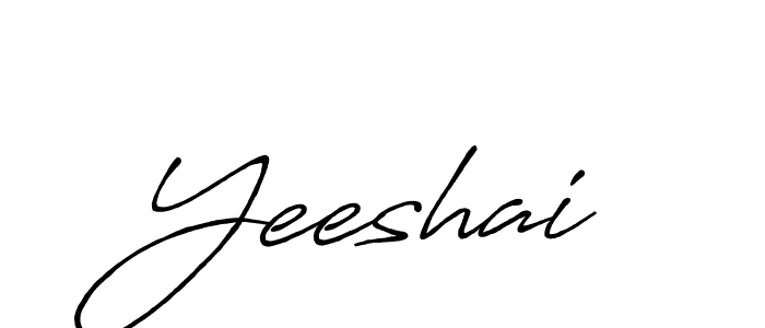 It looks lik you need a new signature style for name Yeeshai. Design unique handwritten (Antro_Vectra_Bolder) signature with our free signature maker in just a few clicks. Yeeshai signature style 7 images and pictures png