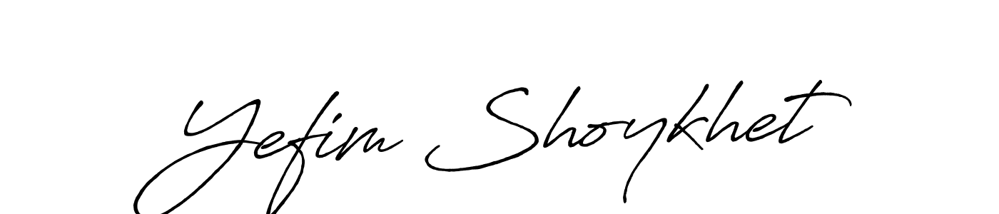 How to Draw Yefim Shoykhet signature style? Antro_Vectra_Bolder is a latest design signature styles for name Yefim Shoykhet. Yefim Shoykhet signature style 7 images and pictures png