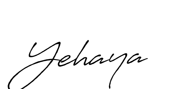 Yehaya stylish signature style. Best Handwritten Sign (Antro_Vectra_Bolder) for my name. Handwritten Signature Collection Ideas for my name Yehaya. Yehaya signature style 7 images and pictures png