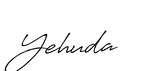 Design your own signature with our free online signature maker. With this signature software, you can create a handwritten (Antro_Vectra_Bolder) signature for name Yehuda. Yehuda signature style 7 images and pictures png