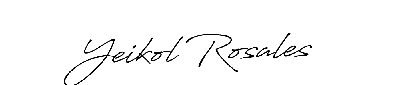 Antro_Vectra_Bolder is a professional signature style that is perfect for those who want to add a touch of class to their signature. It is also a great choice for those who want to make their signature more unique. Get Yeikol Rosales name to fancy signature for free. Yeikol Rosales signature style 7 images and pictures png