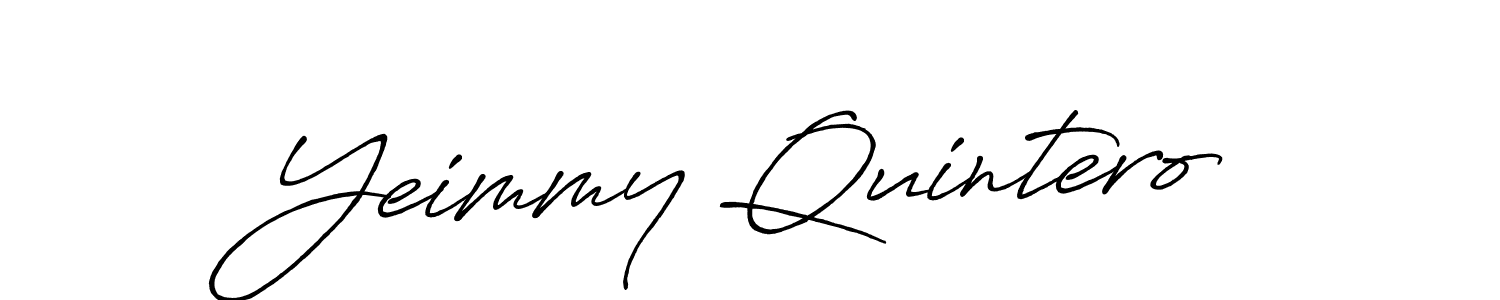 It looks lik you need a new signature style for name Yeimmy Quintero. Design unique handwritten (Antro_Vectra_Bolder) signature with our free signature maker in just a few clicks. Yeimmy Quintero signature style 7 images and pictures png