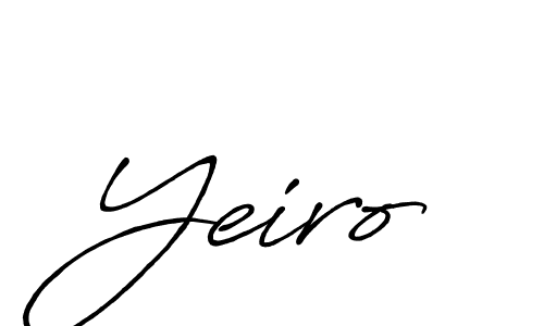 Design your own signature with our free online signature maker. With this signature software, you can create a handwritten (Antro_Vectra_Bolder) signature for name Yeiro. Yeiro signature style 7 images and pictures png