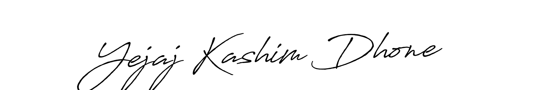 if you are searching for the best signature style for your name Yejaj Kashim Dhone. so please give up your signature search. here we have designed multiple signature styles  using Antro_Vectra_Bolder. Yejaj Kashim Dhone signature style 7 images and pictures png