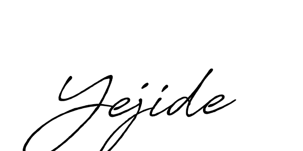 Once you've used our free online signature maker to create your best signature Antro_Vectra_Bolder style, it's time to enjoy all of the benefits that Yejide name signing documents. Yejide signature style 7 images and pictures png