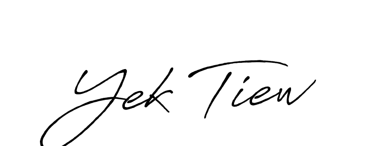 Antro_Vectra_Bolder is a professional signature style that is perfect for those who want to add a touch of class to their signature. It is also a great choice for those who want to make their signature more unique. Get Yek Tiew name to fancy signature for free. Yek Tiew signature style 7 images and pictures png