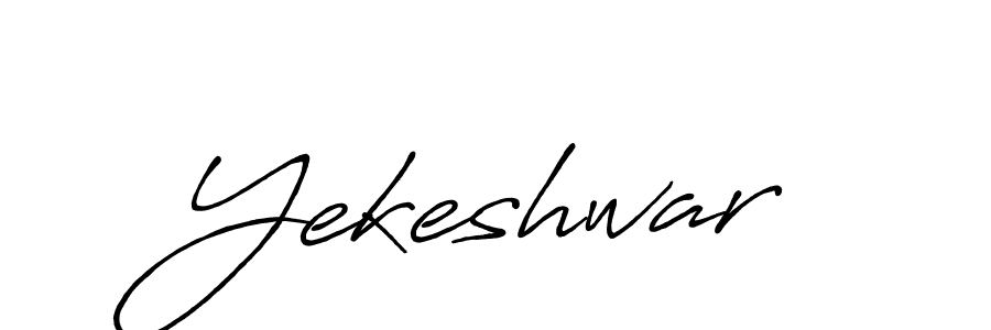 The best way (Antro_Vectra_Bolder) to make a short signature is to pick only two or three words in your name. The name Yekeshwar include a total of six letters. For converting this name. Yekeshwar signature style 7 images and pictures png