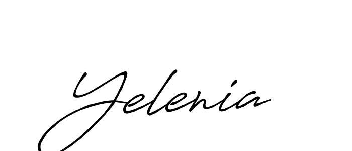 Also You can easily find your signature by using the search form. We will create Yelenia name handwritten signature images for you free of cost using Antro_Vectra_Bolder sign style. Yelenia signature style 7 images and pictures png