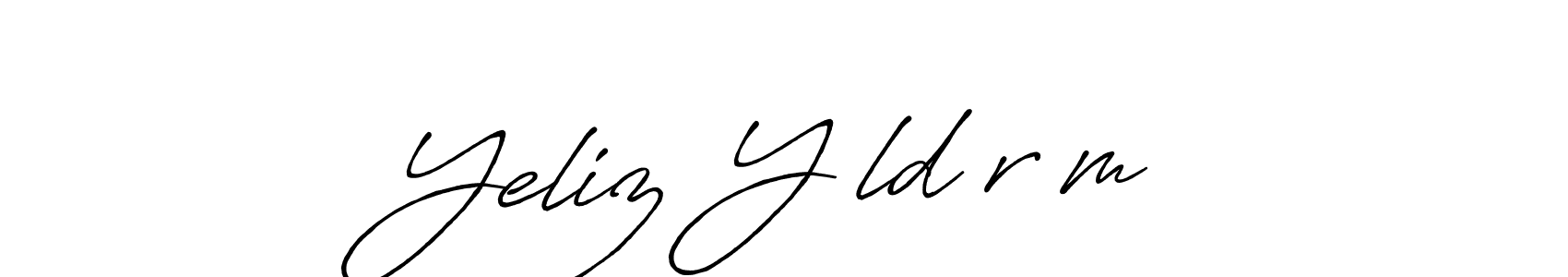 How to make Yeliz Yıldırım signature? Antro_Vectra_Bolder is a professional autograph style. Create handwritten signature for Yeliz Yıldırım name. Yeliz Yıldırım signature style 7 images and pictures png