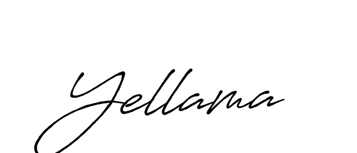 How to make Yellama signature? Antro_Vectra_Bolder is a professional autograph style. Create handwritten signature for Yellama name. Yellama signature style 7 images and pictures png