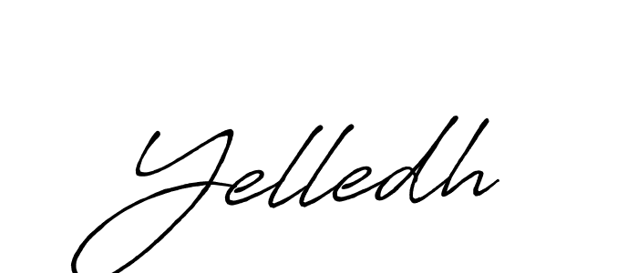 if you are searching for the best signature style for your name Yelledh. so please give up your signature search. here we have designed multiple signature styles  using Antro_Vectra_Bolder. Yelledh signature style 7 images and pictures png