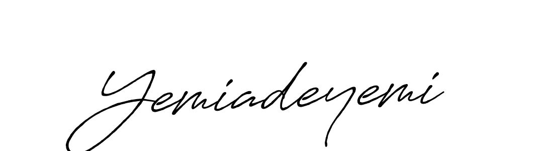 Create a beautiful signature design for name Yemiadeyemi. With this signature (Antro_Vectra_Bolder) fonts, you can make a handwritten signature for free. Yemiadeyemi signature style 7 images and pictures png