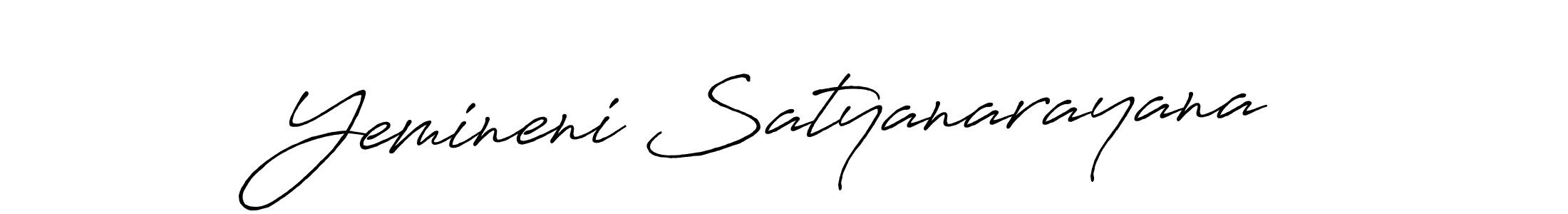 Yemineni Satyanarayana stylish signature style. Best Handwritten Sign (Antro_Vectra_Bolder) for my name. Handwritten Signature Collection Ideas for my name Yemineni Satyanarayana. Yemineni Satyanarayana signature style 7 images and pictures png