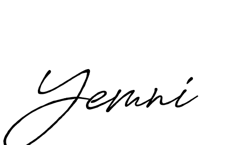 Make a beautiful signature design for name Yemni. Use this online signature maker to create a handwritten signature for free. Yemni signature style 7 images and pictures png