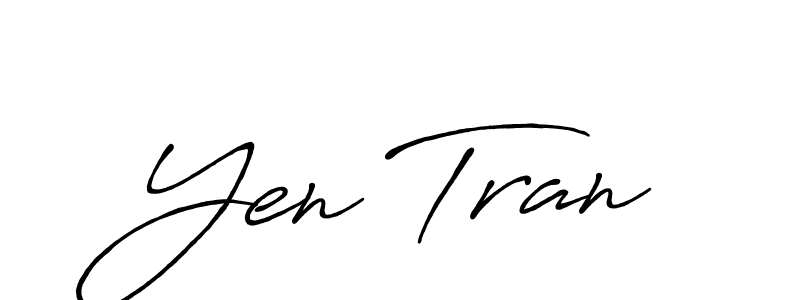 Best and Professional Signature Style for Yen Tran. Antro_Vectra_Bolder Best Signature Style Collection. Yen Tran signature style 7 images and pictures png