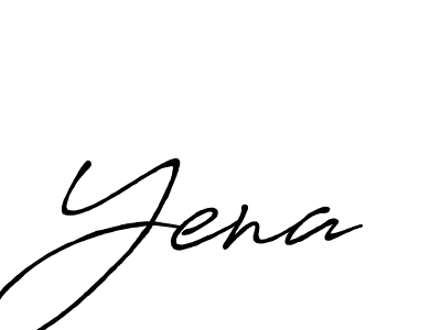 if you are searching for the best signature style for your name Yena. so please give up your signature search. here we have designed multiple signature styles  using Antro_Vectra_Bolder. Yena signature style 7 images and pictures png