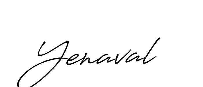 Create a beautiful signature design for name Yenaval. With this signature (Antro_Vectra_Bolder) fonts, you can make a handwritten signature for free. Yenaval signature style 7 images and pictures png