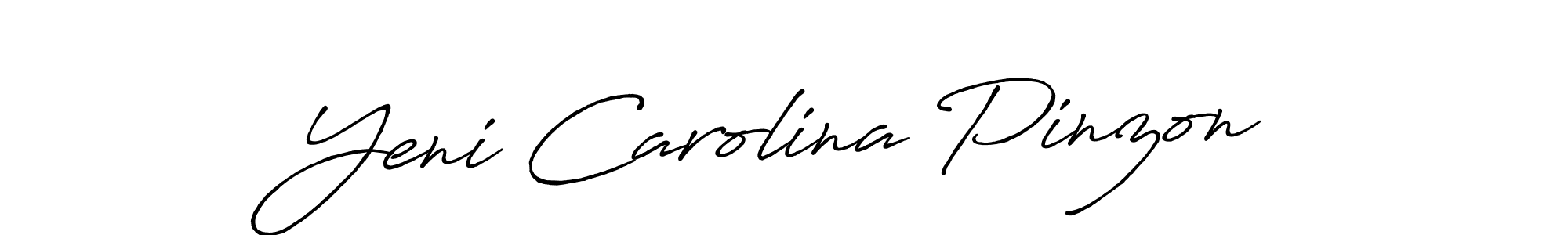 Make a short Yeni Carolina Pinzon signature style. Manage your documents anywhere anytime using Antro_Vectra_Bolder. Create and add eSignatures, submit forms, share and send files easily. Yeni Carolina Pinzon signature style 7 images and pictures png