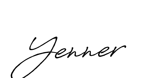 Also we have Yenner name is the best signature style. Create professional handwritten signature collection using Antro_Vectra_Bolder autograph style. Yenner signature style 7 images and pictures png