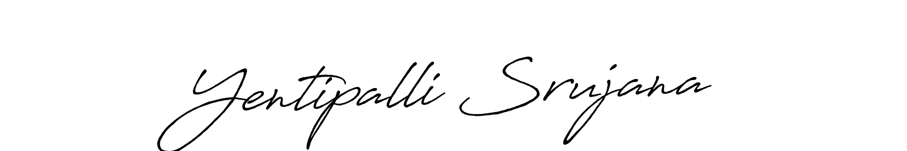 How to make Yentipalli Srujana signature? Antro_Vectra_Bolder is a professional autograph style. Create handwritten signature for Yentipalli Srujana name. Yentipalli Srujana signature style 7 images and pictures png