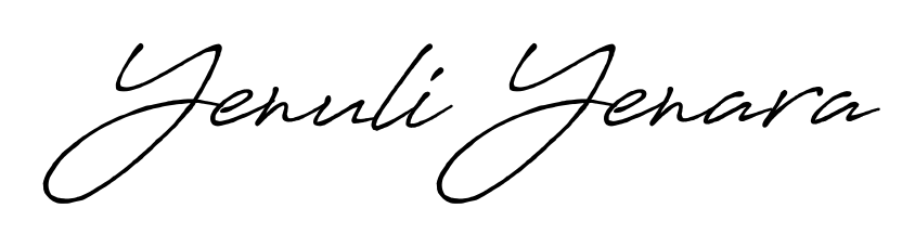 How to make Yenuli Yenara name signature. Use Antro_Vectra_Bolder style for creating short signs online. This is the latest handwritten sign. Yenuli Yenara signature style 7 images and pictures png