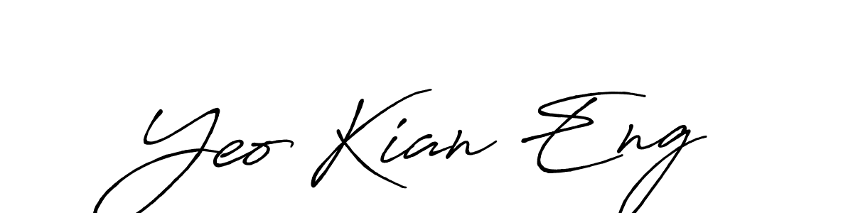 Here are the top 10 professional signature styles for the name Yeo Kian Eng. These are the best autograph styles you can use for your name. Yeo Kian Eng signature style 7 images and pictures png