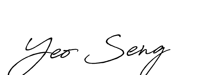 This is the best signature style for the Yeo Seng name. Also you like these signature font (Antro_Vectra_Bolder). Mix name signature. Yeo Seng signature style 7 images and pictures png