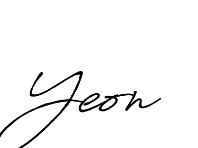 Once you've used our free online signature maker to create your best signature Antro_Vectra_Bolder style, it's time to enjoy all of the benefits that Yeon name signing documents. Yeon signature style 7 images and pictures png