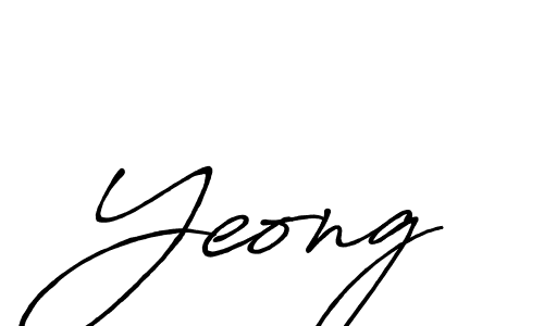 Use a signature maker to create a handwritten signature online. With this signature software, you can design (Antro_Vectra_Bolder) your own signature for name Yeong. Yeong signature style 7 images and pictures png