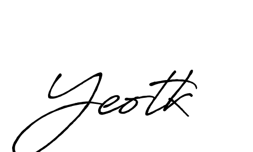 Antro_Vectra_Bolder is a professional signature style that is perfect for those who want to add a touch of class to their signature. It is also a great choice for those who want to make their signature more unique. Get Yeotk name to fancy signature for free. Yeotk signature style 7 images and pictures png