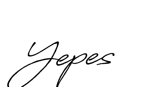 How to Draw Yepes signature style? Antro_Vectra_Bolder is a latest design signature styles for name Yepes. Yepes signature style 7 images and pictures png