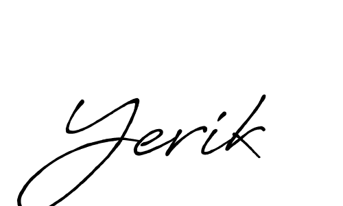 This is the best signature style for the Yerik name. Also you like these signature font (Antro_Vectra_Bolder). Mix name signature. Yerik signature style 7 images and pictures png