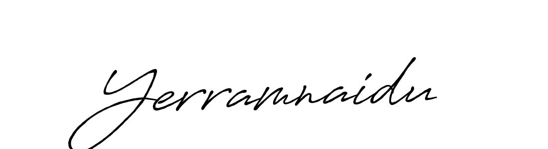 It looks lik you need a new signature style for name Yerramnaidu. Design unique handwritten (Antro_Vectra_Bolder) signature with our free signature maker in just a few clicks. Yerramnaidu signature style 7 images and pictures png