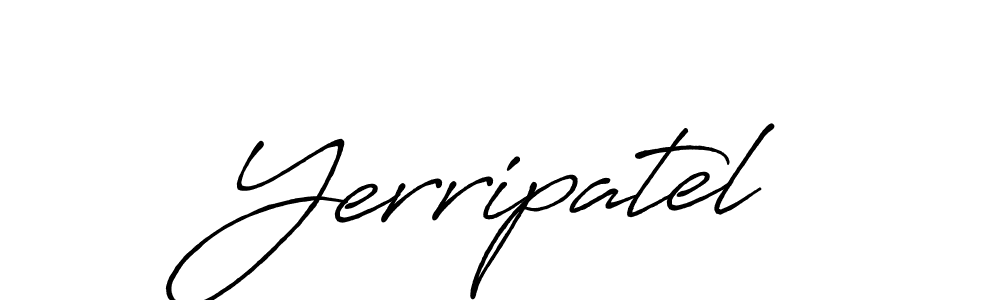 The best way (Antro_Vectra_Bolder) to make a short signature is to pick only two or three words in your name. The name Yerripatel include a total of six letters. For converting this name. Yerripatel signature style 7 images and pictures png