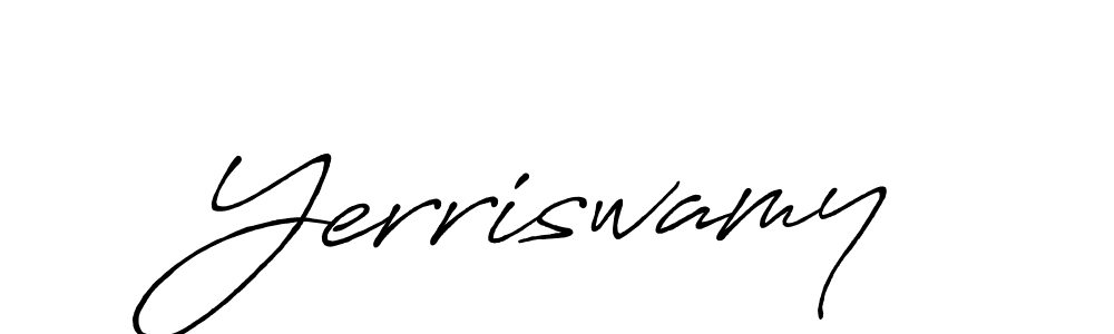 Once you've used our free online signature maker to create your best signature Antro_Vectra_Bolder style, it's time to enjoy all of the benefits that Yerriswamy name signing documents. Yerriswamy signature style 7 images and pictures png