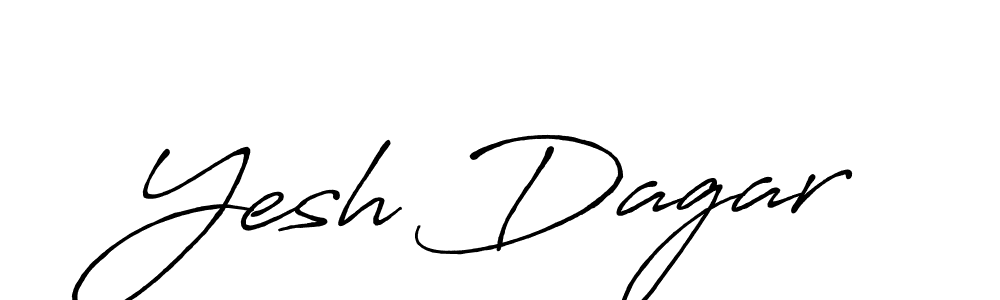 if you are searching for the best signature style for your name Yesh Dagar. so please give up your signature search. here we have designed multiple signature styles  using Antro_Vectra_Bolder. Yesh Dagar signature style 7 images and pictures png