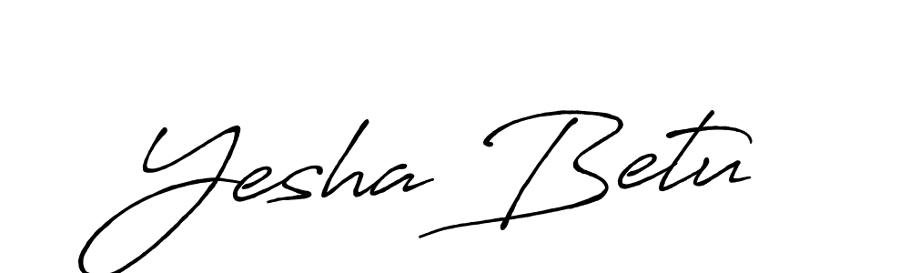 See photos of Yesha Betu official signature by Spectra . Check more albums & portfolios. Read reviews & check more about Antro_Vectra_Bolder font. Yesha Betu signature style 7 images and pictures png