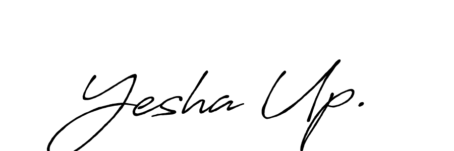 Antro_Vectra_Bolder is a professional signature style that is perfect for those who want to add a touch of class to their signature. It is also a great choice for those who want to make their signature more unique. Get Yesha Up. name to fancy signature for free. Yesha Up. signature style 7 images and pictures png