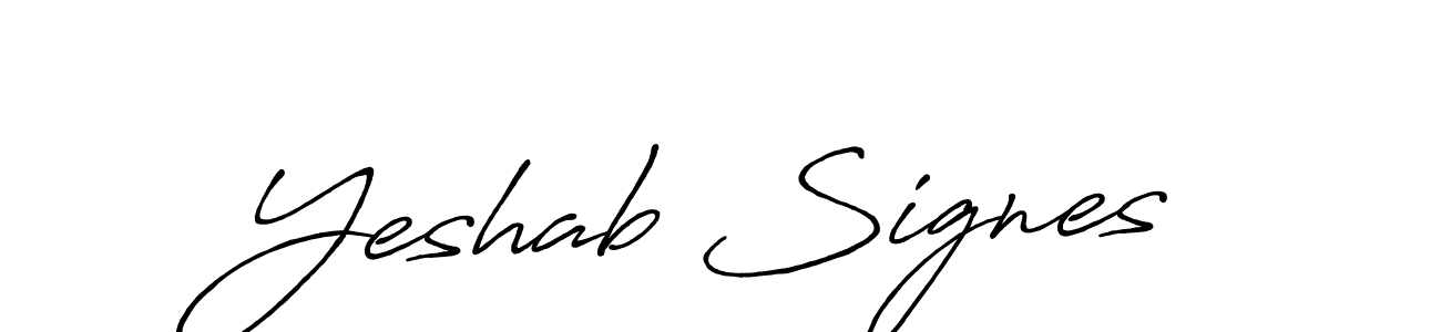 How to make Yeshab Signes signature? Antro_Vectra_Bolder is a professional autograph style. Create handwritten signature for Yeshab Signes name. Yeshab Signes signature style 7 images and pictures png