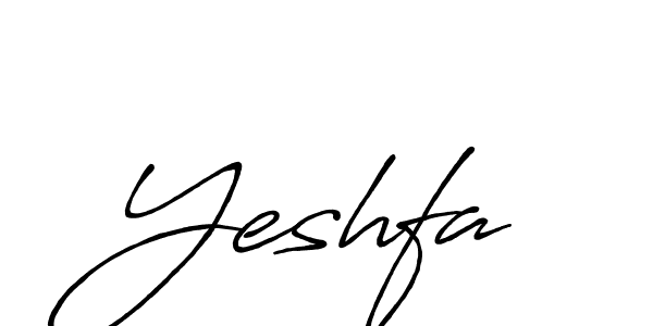 Make a beautiful signature design for name Yeshfa. Use this online signature maker to create a handwritten signature for free. Yeshfa signature style 7 images and pictures png