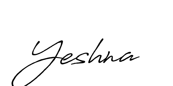 Yeshna stylish signature style. Best Handwritten Sign (Antro_Vectra_Bolder) for my name. Handwritten Signature Collection Ideas for my name Yeshna. Yeshna signature style 7 images and pictures png