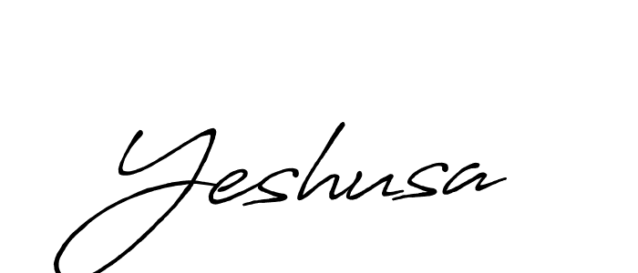 Make a beautiful signature design for name Yeshusa. With this signature (Antro_Vectra_Bolder) style, you can create a handwritten signature for free. Yeshusa signature style 7 images and pictures png