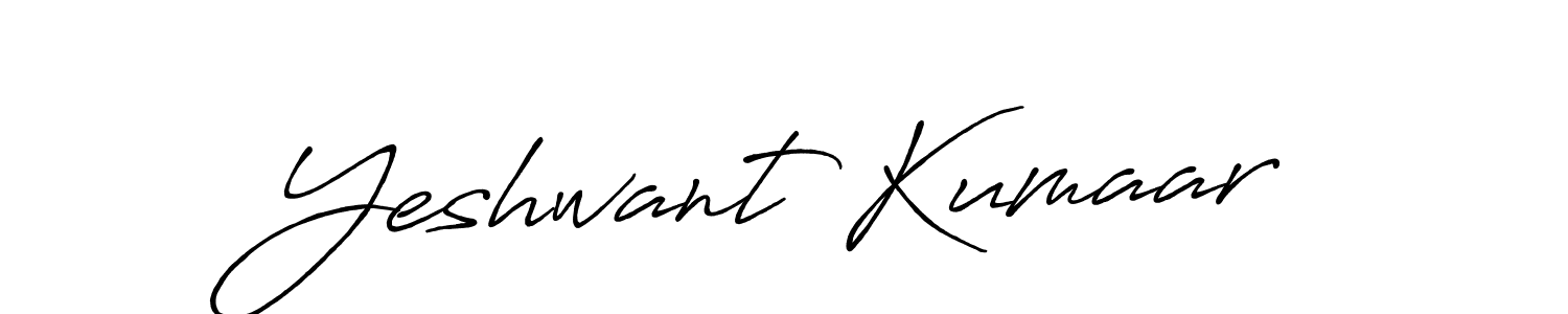 Make a short Yeshwant Kumaar signature style. Manage your documents anywhere anytime using Antro_Vectra_Bolder. Create and add eSignatures, submit forms, share and send files easily. Yeshwant Kumaar signature style 7 images and pictures png